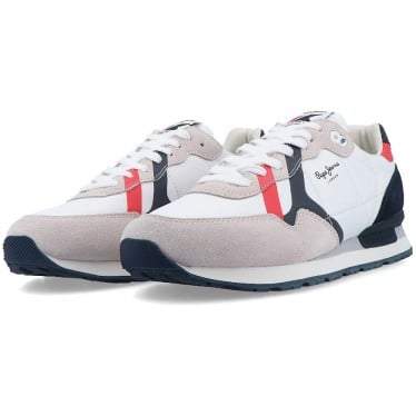 DEPORTIVA PEPE JEANS BRIT ROAD M PMS40007 WHITE