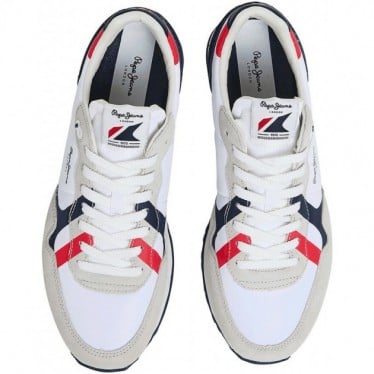 DEPORTIVA PEPE JEANS BRIT ROAD M PMS40007 WHITE