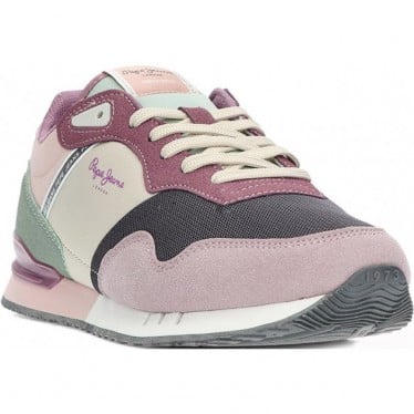 Deportivas para mujer de PEPE JEANS london urbans modelo pls40022 BLEACH_PINK