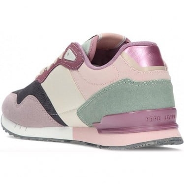 Deportivas para mujer de PEPE JEANS london urbans modelo pls40022 BLEACH_PINK