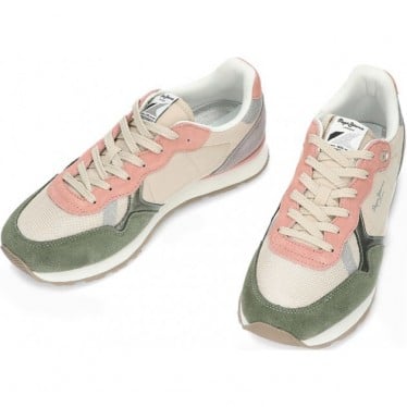Deportivas para mujer de PEPE JEANS brit mixt pls40019 CASTING_GREEN