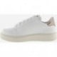 Zapatillas VICTORIA Madrid Basket efecto piel 1258254 PLATINO