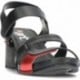 SANDALIAS DE ART 1875 BLACK_RED