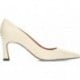 ZAPATOS CON TACON ANGEL ALARCON FEBE MARFIL