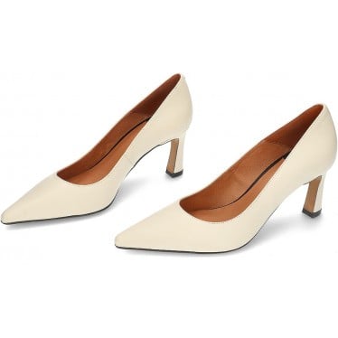 ZAPATOS CON TACON ANGEL ALARCON FEBE MARFIL