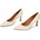 ZAPATOS CON TACON ANGEL ALARCON FEBE MARFIL