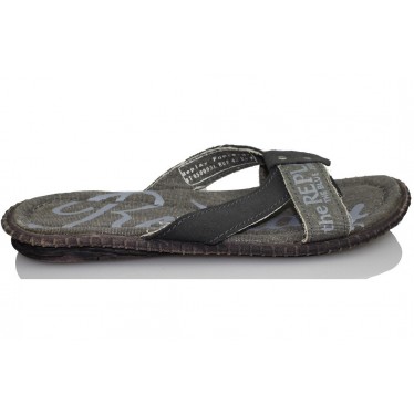 REPLAY SANDALIA CON DEDO PARA HOMBRE  NEGRO