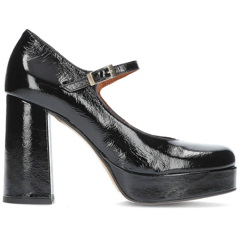 ZAPATOS CON TACON ANGEL ALARCON SORAYA NEGRO