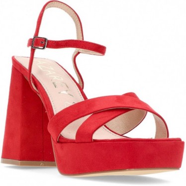 ZAPATOS CON TACÓN AZAREY 531G122 ROJO