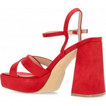 ZAPATOS CON TACÓN AZAREY 531G122 ROJO
