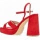 ZAPATOS CON TACÓN AZAREY 531G122 ROJO