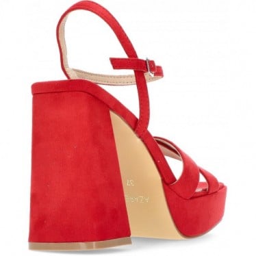 ZAPATOS CON TACÓN AZAREY 531G122 ROJO