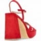 ZAPATOS CON TACÓN AZAREY 531G122 ROJO