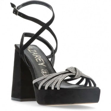ZAPATOS CON TACÓN AZAREY 531G102 NEGRO