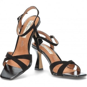 SANDALIAS MARIAMARE CON TACÓN DE REFERENCIA 68405 BLACK