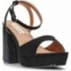 SANDALIAS MARIAMARE CON TACON DE BRILLANTES 68341 BLACK