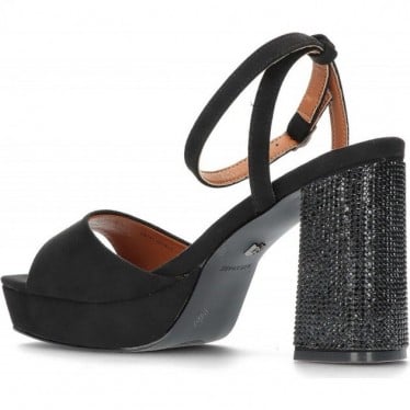 SANDALIAS MARIAMARE CON TACON DE BRILLANTES 68341 BLACK