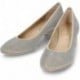 ZAPATOS CON TACON MASCARO 50473 PLATA