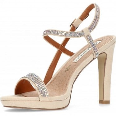 SANDALIAS DE MARIAMARE CON TACÓN 68342 NUDE
