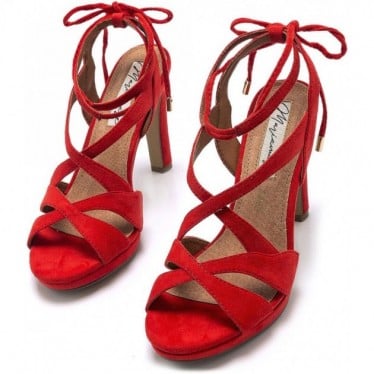 SANDALIAS DE MARIAMARE CON TACÓN 68367 RED