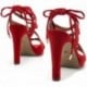 SANDALIAS DE MARIAMARE CON TACÓN 68367 RED