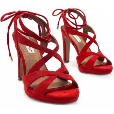 SANDALIAS DE MARIAMARE CON TACÓN 68367 RED
