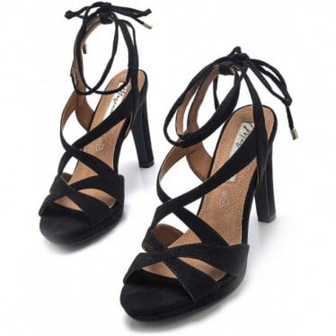 SANDALIAS DE MARIAMARE CON TACÓN 68367 BLACK