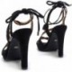 SANDALIAS DE MARIAMARE CON TACÓN 68367 BLACK