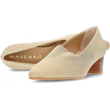 ZAPATOS MASCARO 50447 BEIGE