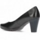 ZAPATOS CON TACON WONDERS I6070 NEGRO