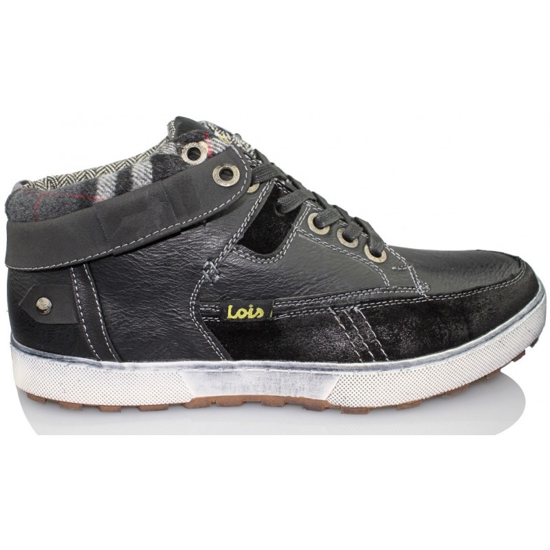 LOIS ZAPATILLAS BOTIN PARA HOMBRE  NEGRO