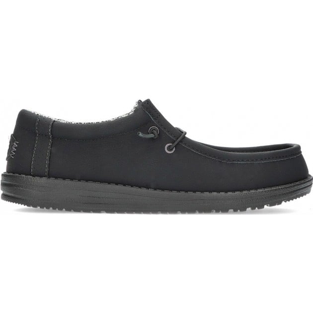 Mocasines para hombre de DUDE wally classic 41894 BLACK_CHARCOAL Mocasines para hombre de DUDE wally classic 41894 BLACK_CHARCOAL