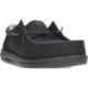 Mocasines para hombre de DUDE wally classic 41894 BLACK_CHARCOAL