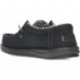 Mocasines para hombre de DUDE wally classic 41894 BLACK_CHARCOAL