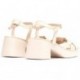 Sandalias Wonders D-1011 Catalina NATURAL