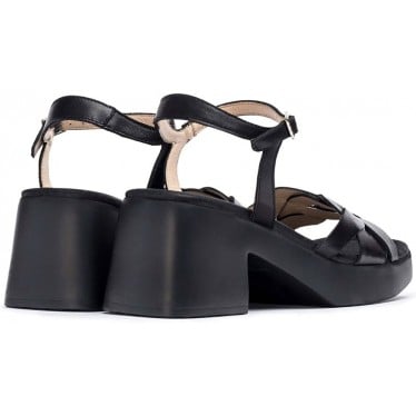 Sandalias Wonders D-1011 Catalina NEGRO