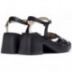 Sandalias Wonders D-1011 Catalina NEGRO