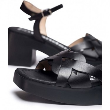 Sandalias Wonders D-1011 Catalina NEGRO