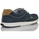 CLARKS NORWIN VIBE CANVAS CORDONES  AZUL