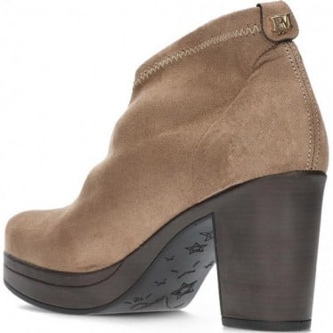 Botines para mujer PEDRO MIRALLES 26500 ante strech TAUPE