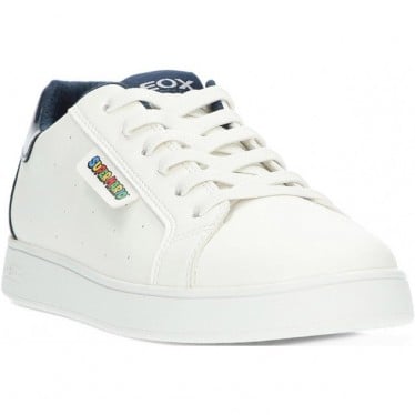 Deportivas para niño de GEOX j46lsa eclyper WHITE_NAVY