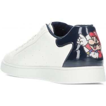 Deportivas para niño de GEOX j46lsa eclyper WHITE_NAVY