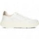 Deportivas para mujer GEOX d45nhb nebula BLANCO