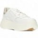 Deportivas para mujer GEOX d45nhb nebula BLANCO