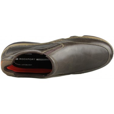 ROCKPORT RSLF SLIP ON  MARRON