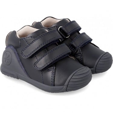 BOTIN BIOMECANICS PRIMEROS PASOS RESPETUOSO 231120 PIEL AZUL_MARINO