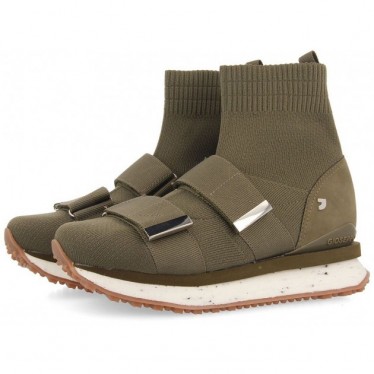 Sneaker tipo calcetín Gioseppo 67734 Elva KAKI