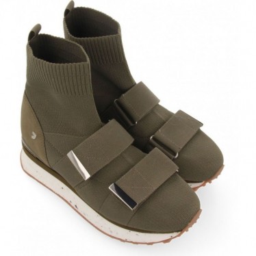 Sneaker tipo calcetín Gioseppo 67734 Elva KAKI