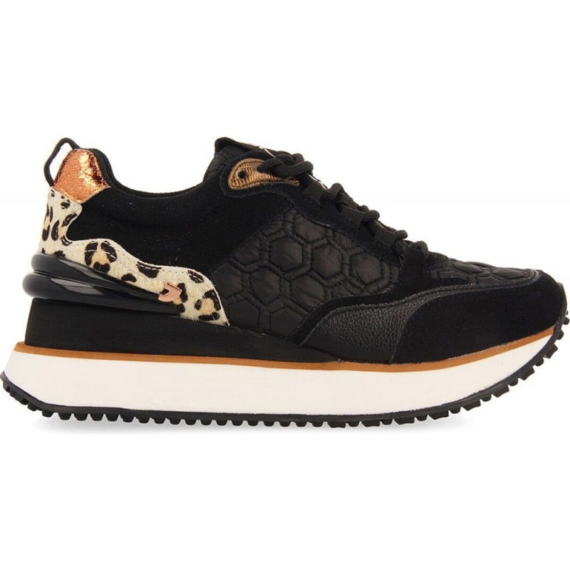 Deportivas Gioseppo 64339 Skien Animal Print NEGRO