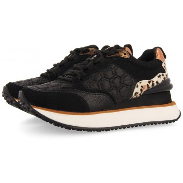 Deportivas Gioseppo 64339 Skien Animal Print NEGRO